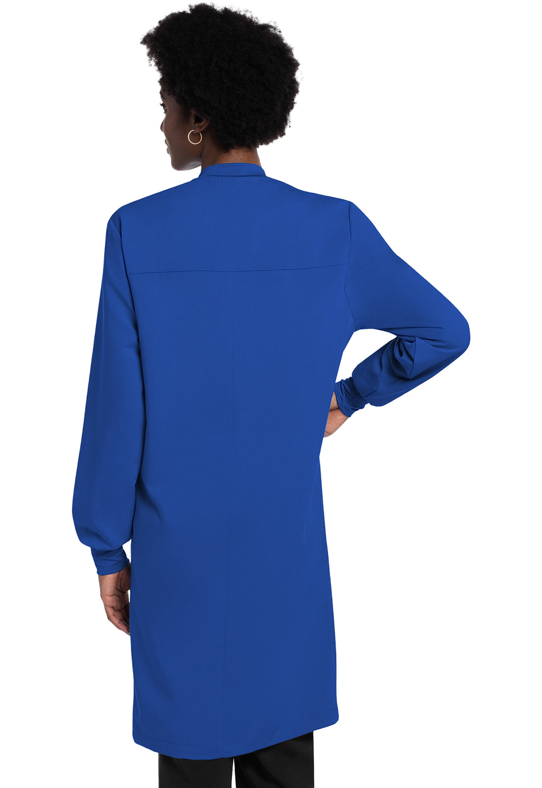 Unisex 40" Snap Front Lab Coat - Royal