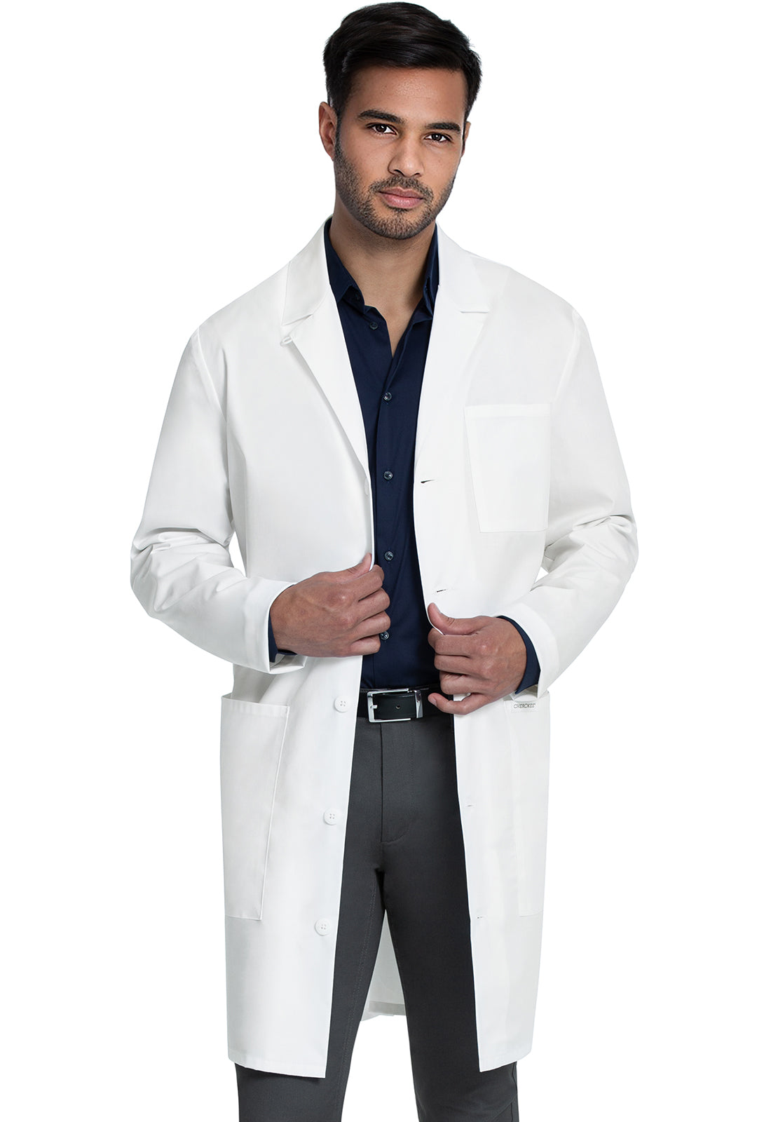 Men's 38" Men's Lab Coat - White
