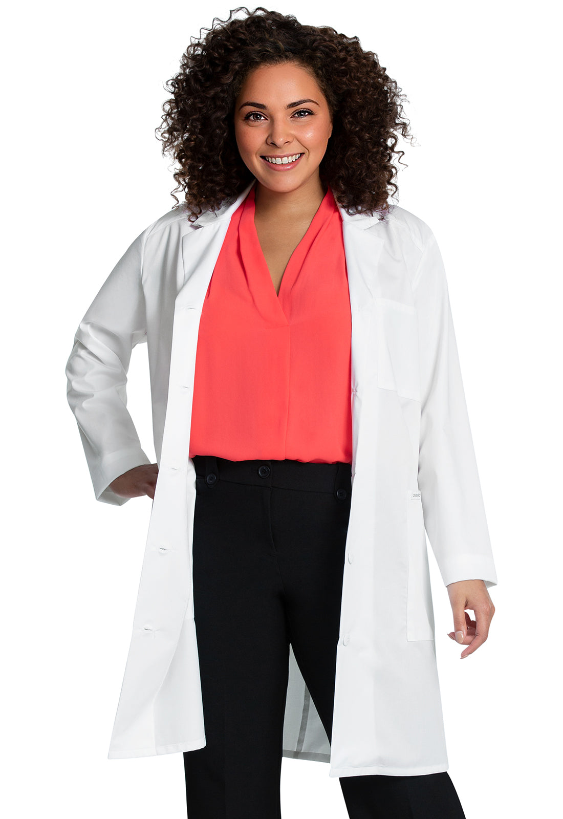 Women's 37" Lab Coat - White
