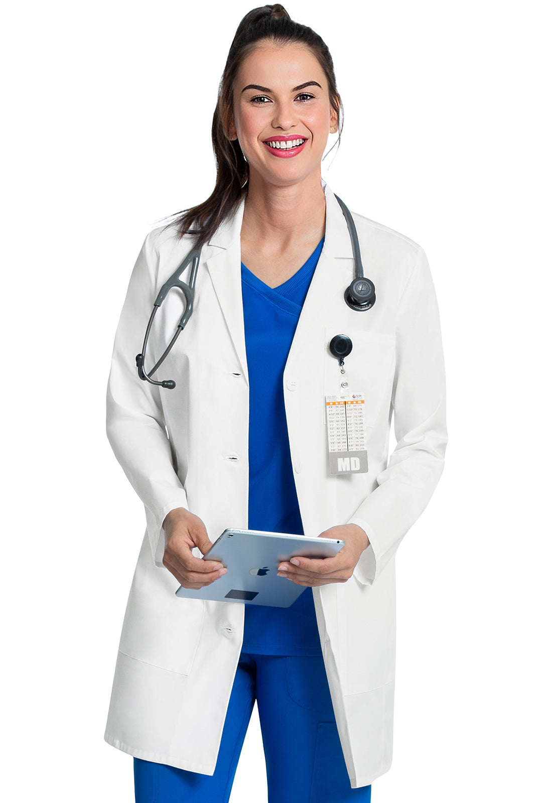 Women's 33" Lab Coat - White