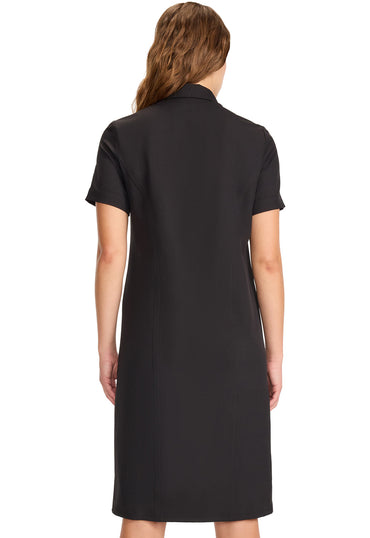 Women's Women's Button Front Dress - Black