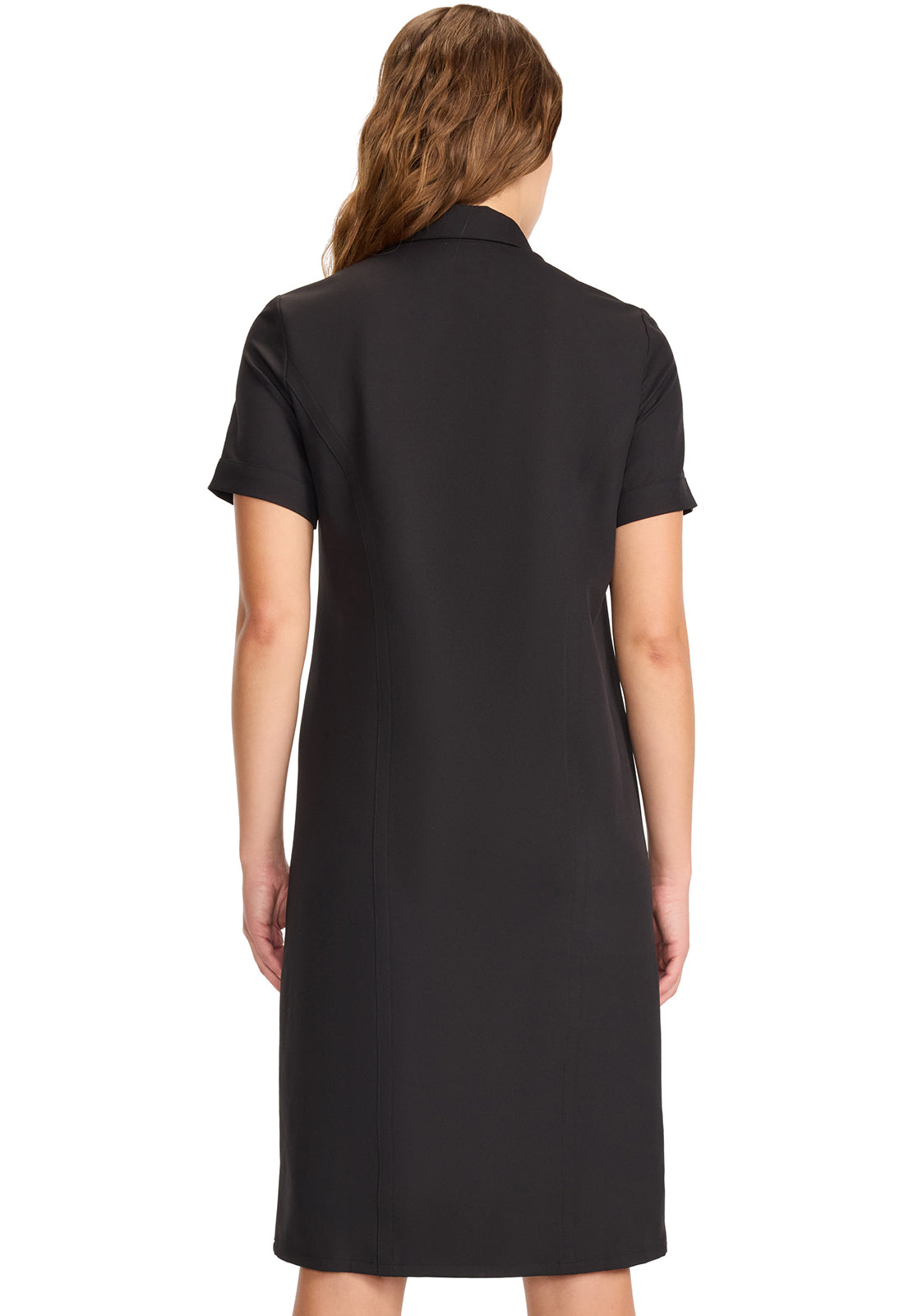 Women's Women's Button Front Dress - Black
