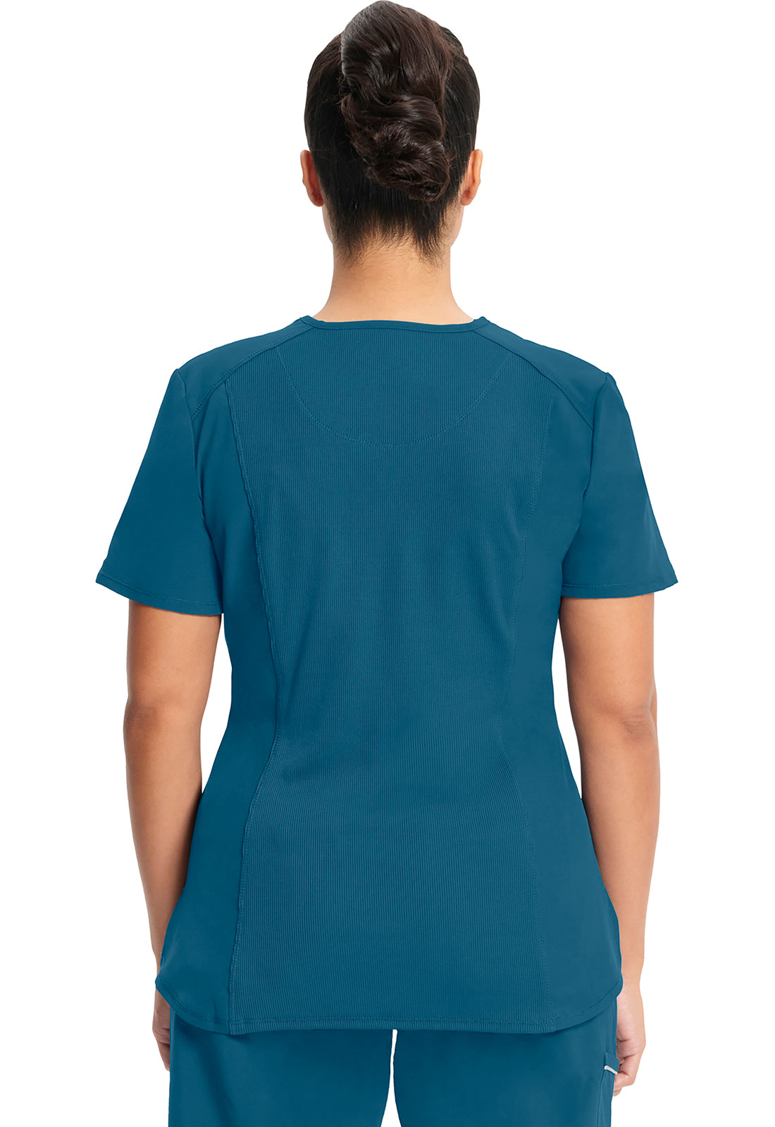 Women's Tuckable V-Neck Top - Caribbean Blue