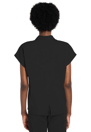 Women's V-Neck Tuckable Top - Black