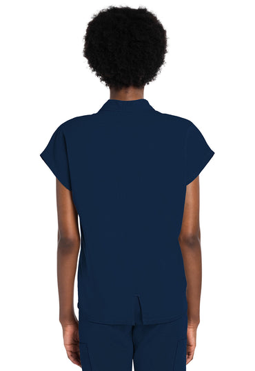 Women's V-Neck Tuckable Top - Navy