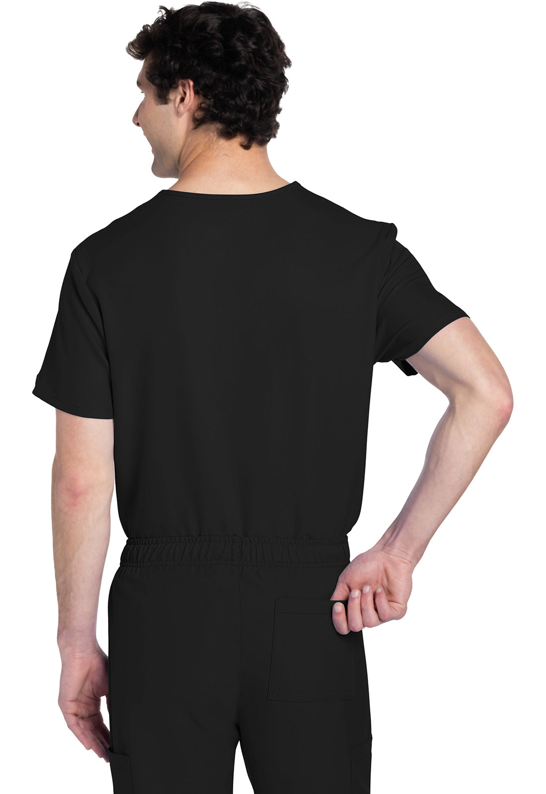 Unisex Unisex V-Neck Top - Black