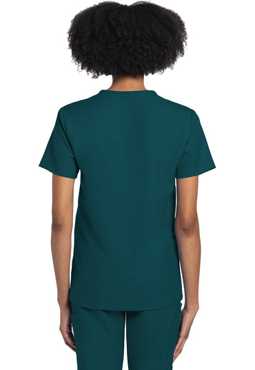 Unisex Unisex V-Neck Top - Caribbean Blue