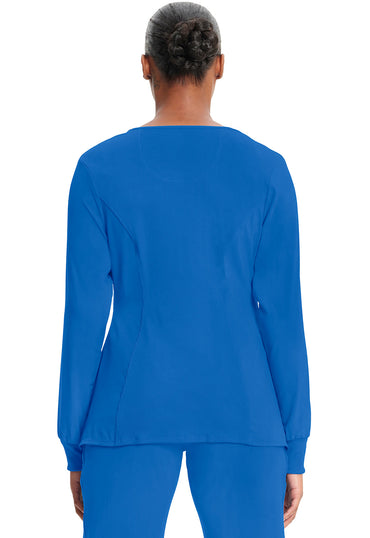Women's Long Sleeve Round Neck Top - Royal
