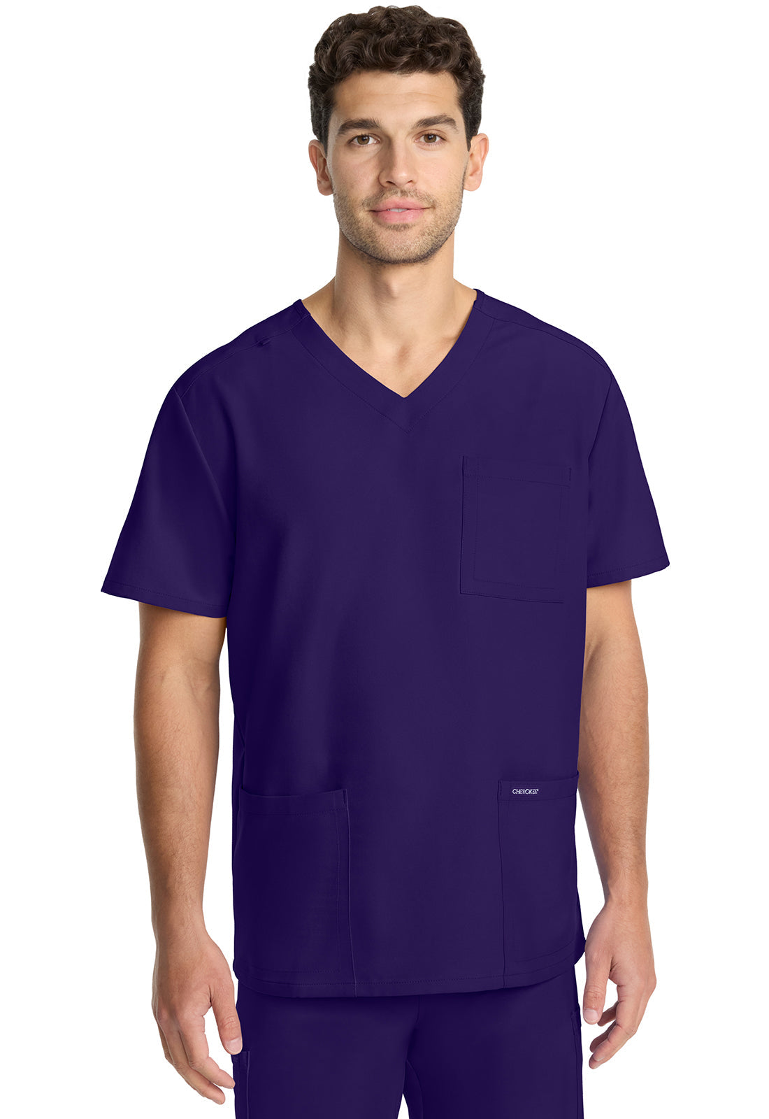 Men's Men's Tuck-in V-Neck Top - Grape