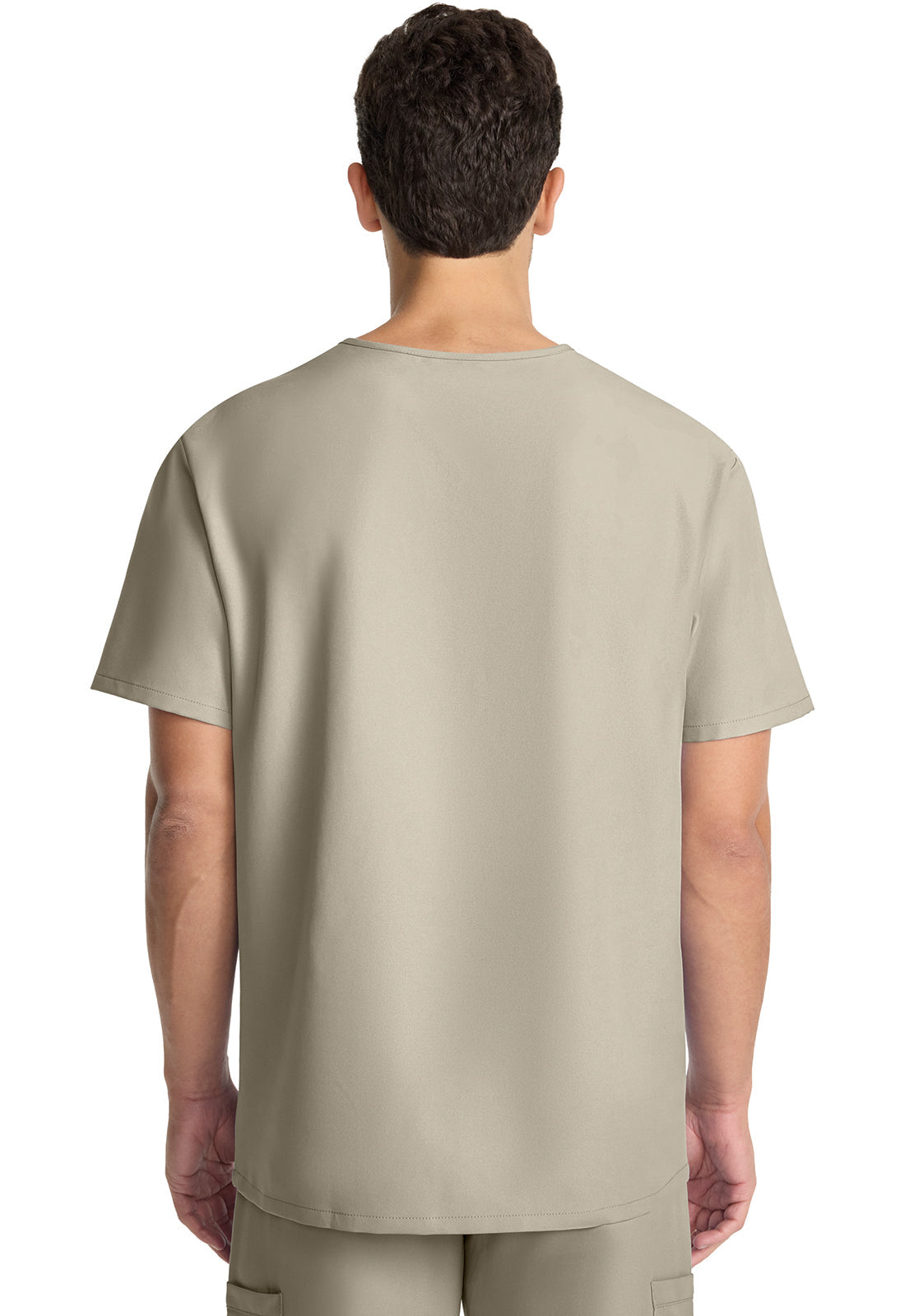 Men's Men's Tuck-in V-Neck Top - KHAKI