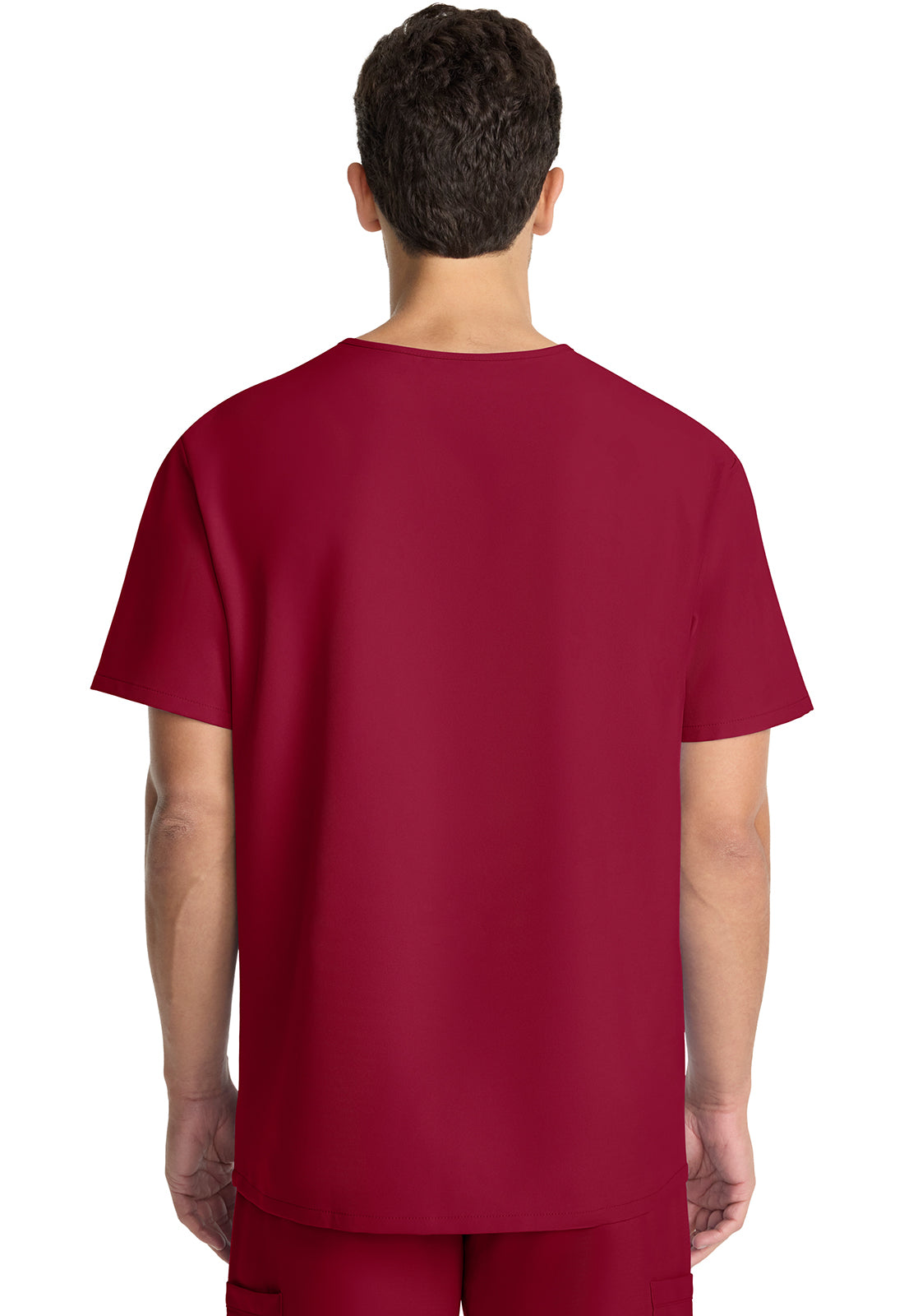 Men's Men's Tuck-in V-Neck Top - RED