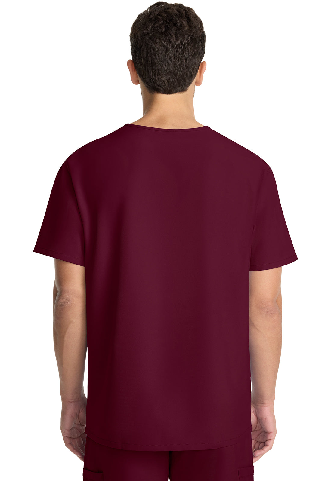 Men's Men's Tuck-in V-Neck Top - Wine