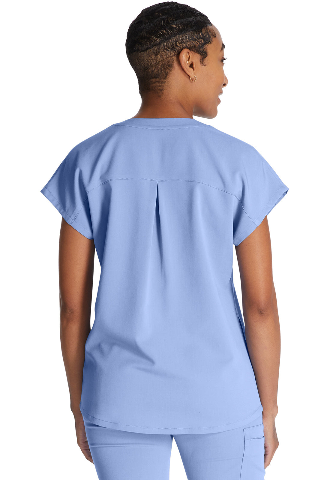 Women's V-Neck Top - Blissful Sky