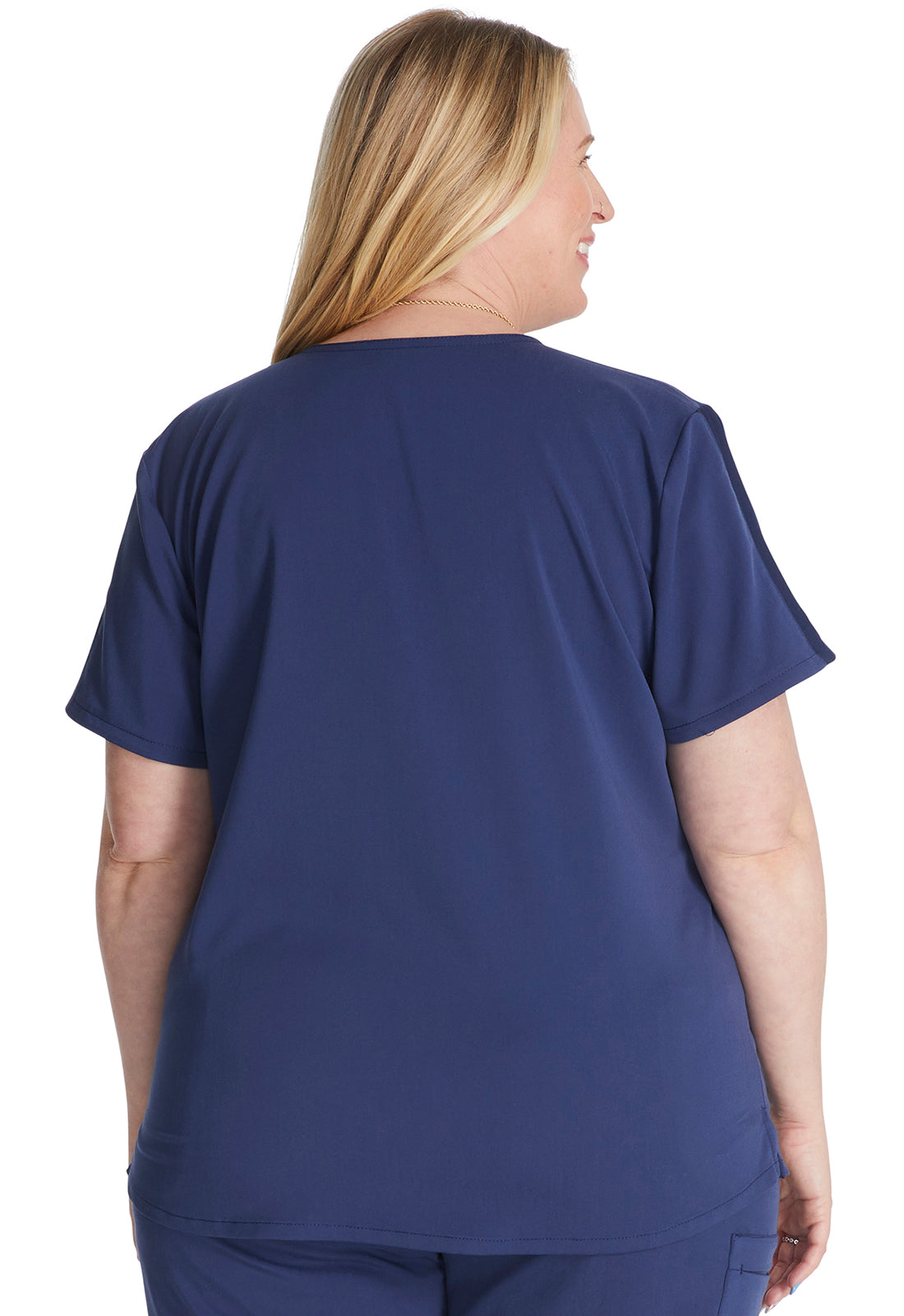 Women's V-Neck Top - Navy