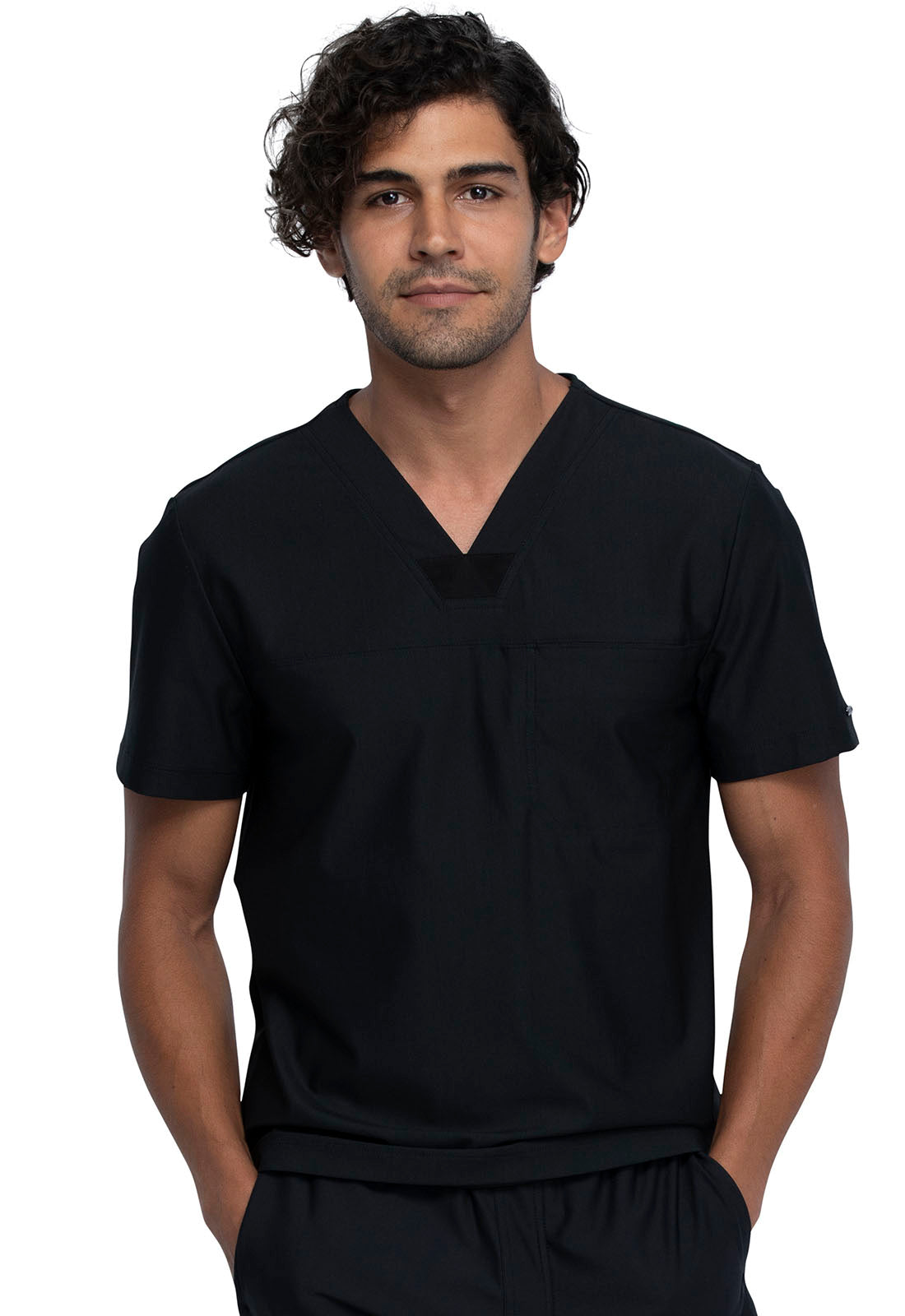 Men's Men's Tuckable V-Neck Top - Black