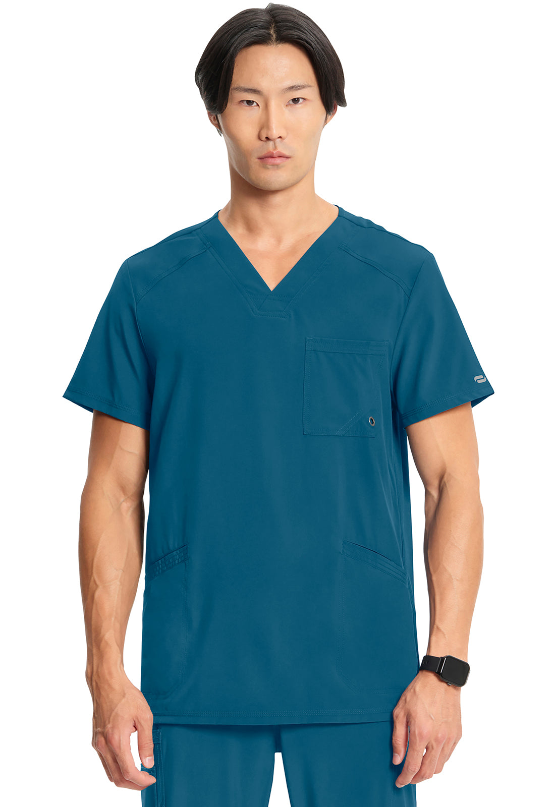 Men's Men's V-Neck Top - Caribbean Blue