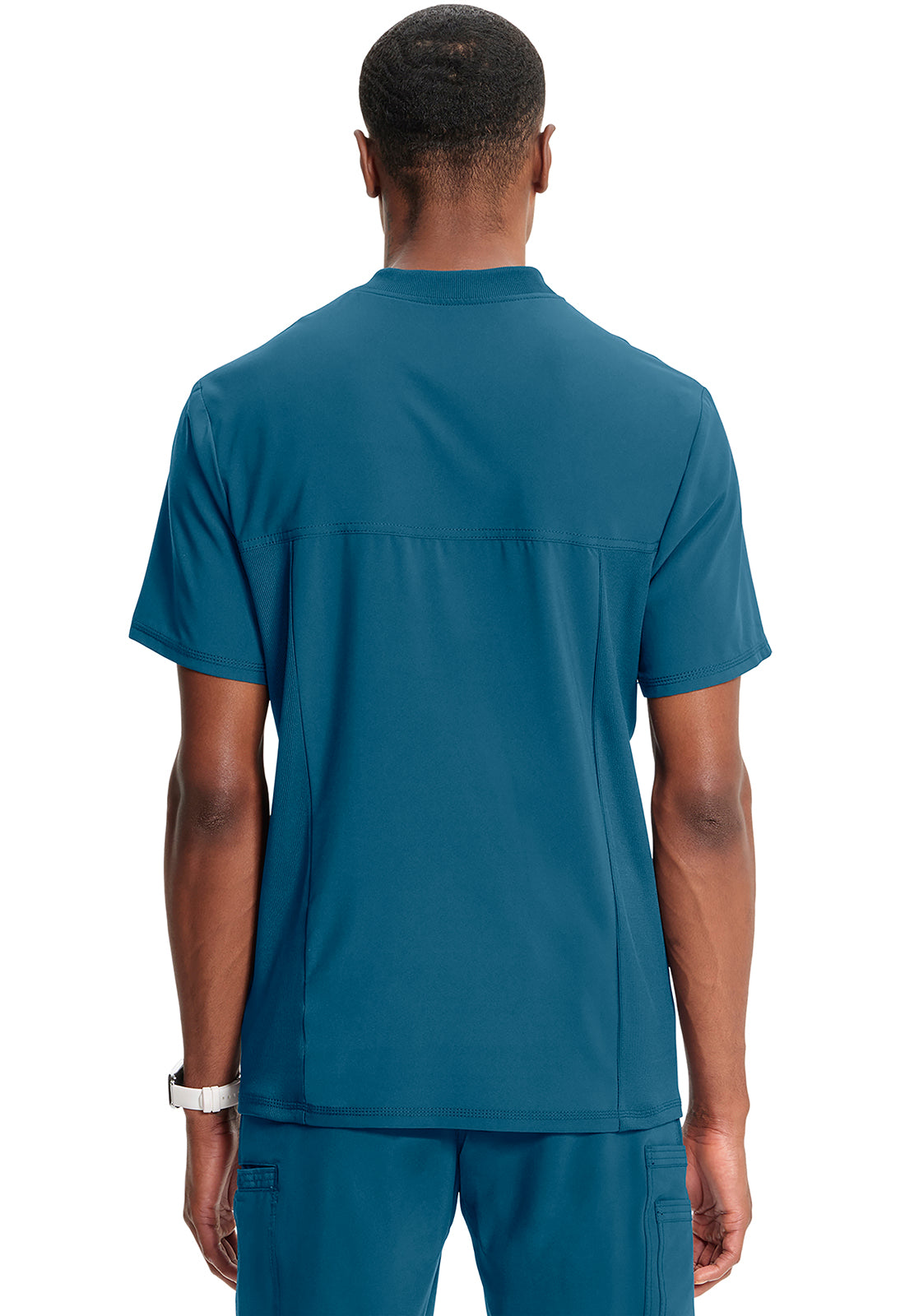 Men's Men's Tuckable V-Neck Top - Caribbean Blue