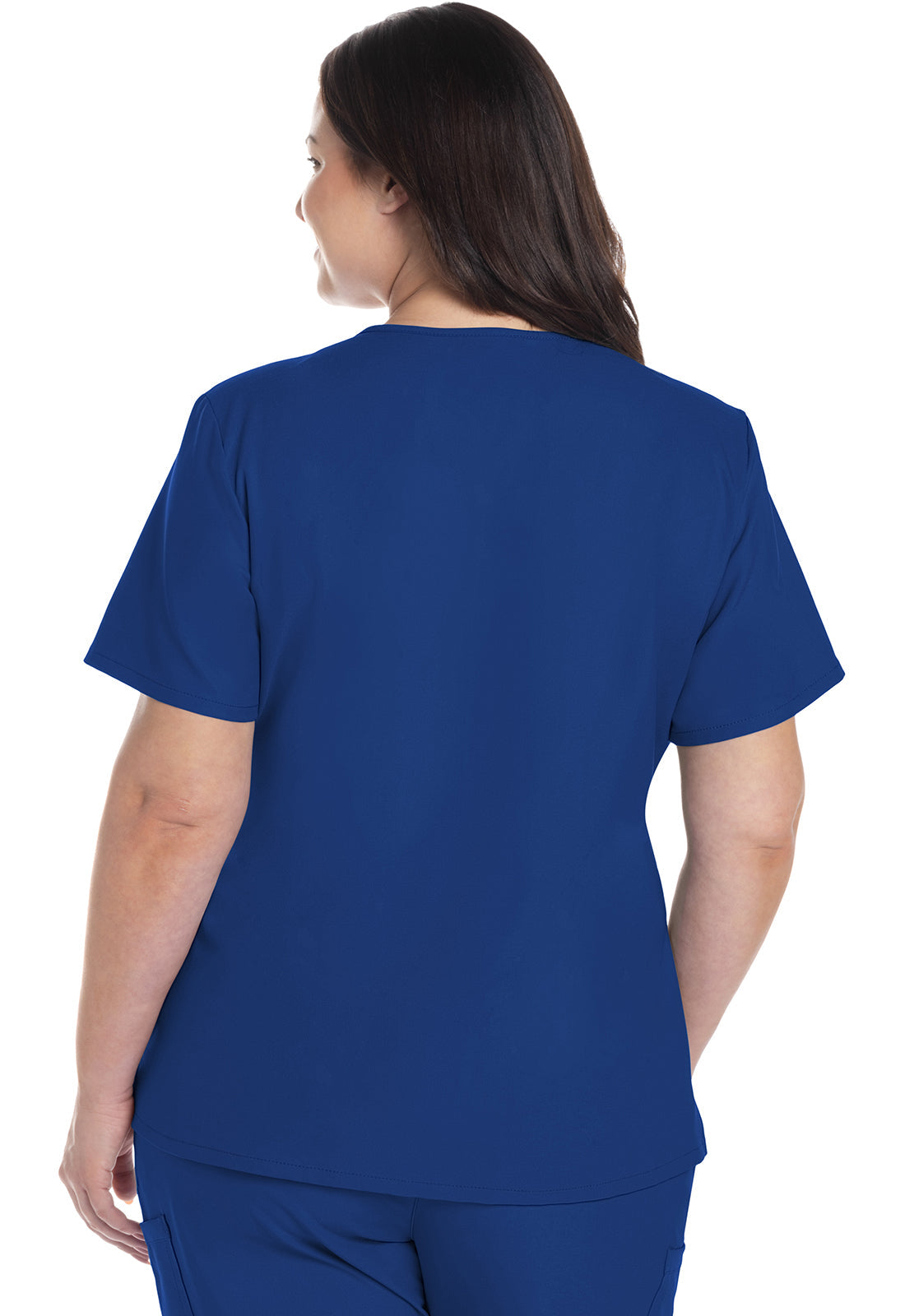 Women's V-Neck Top - Galaxy Blue