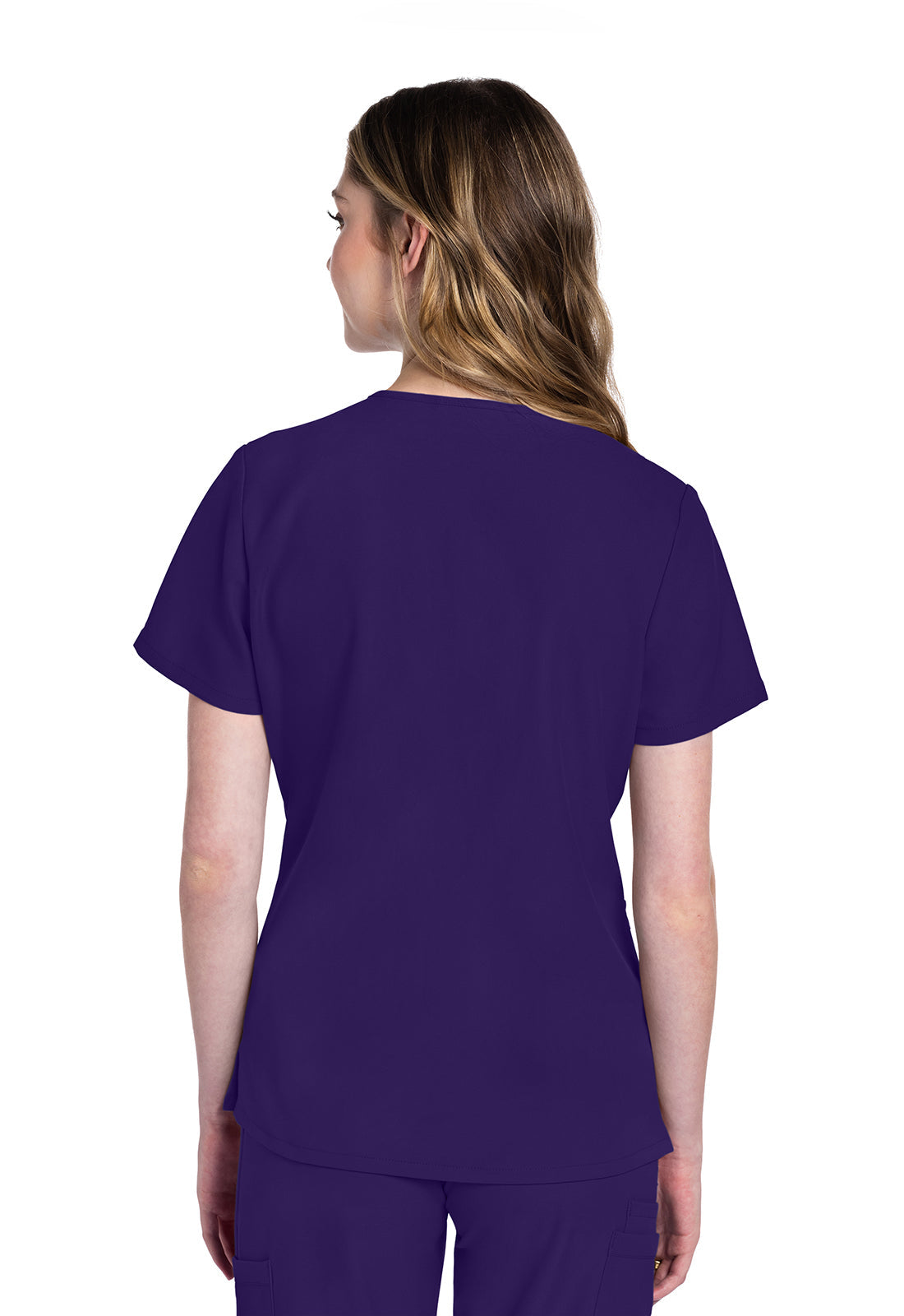 Women's V-Neck Top - Grape
