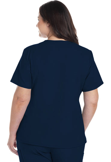 Women's V-Neck Top - Navy