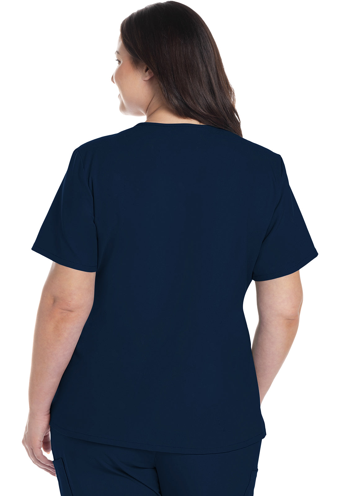 Women's V-Neck Top - Navy