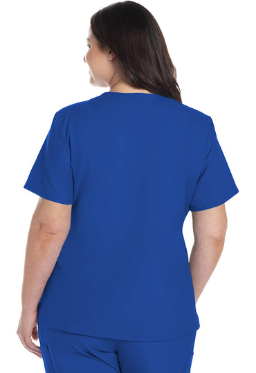 Women's V-Neck Top - Royal
