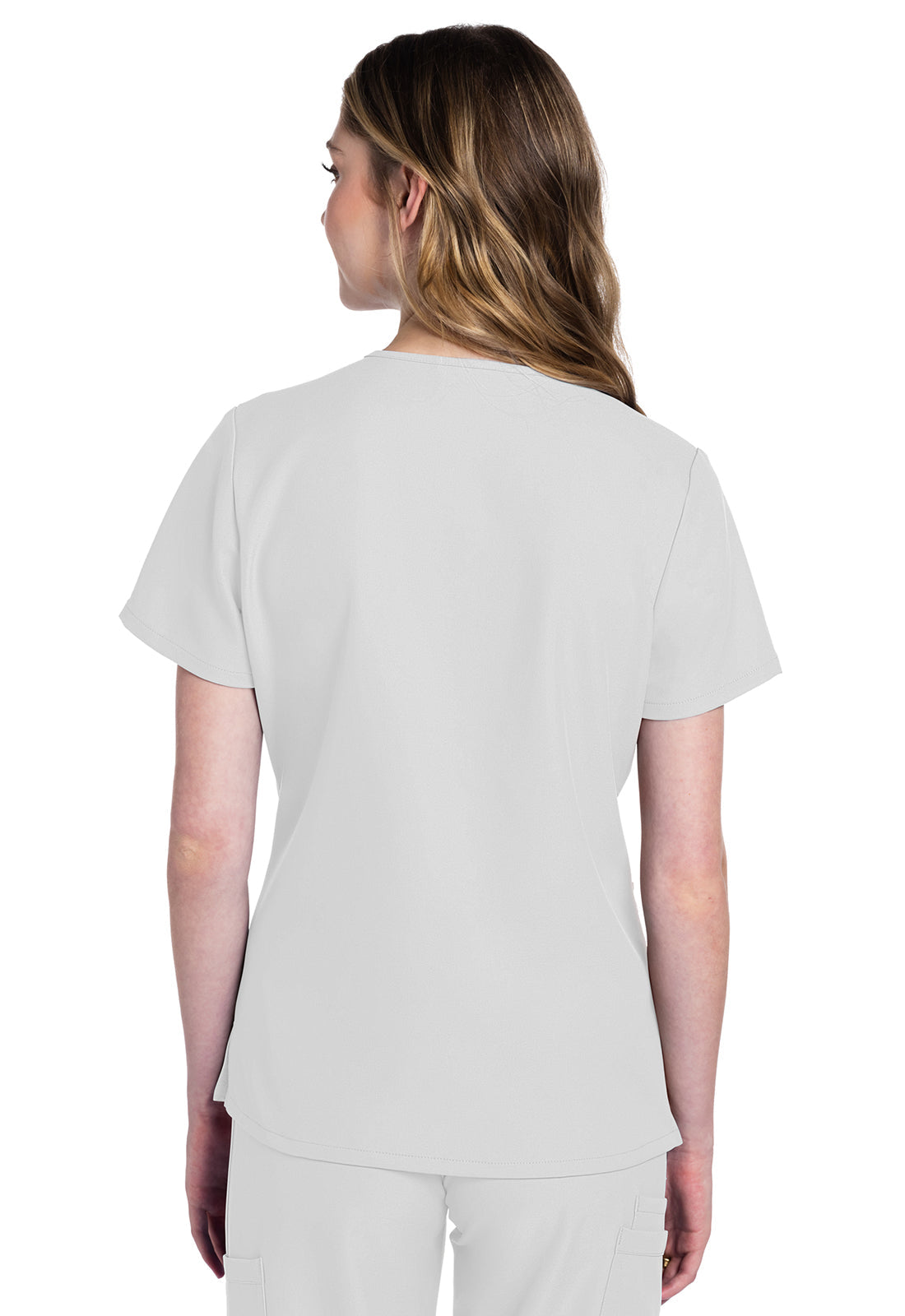 Women's V-Neck Top - White