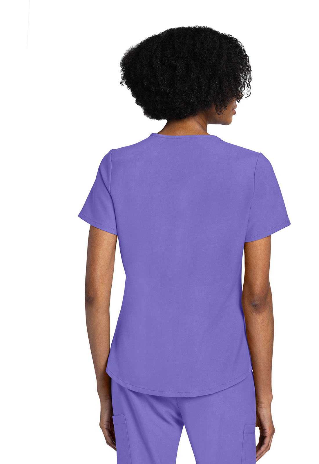 Women's V-Neck Top - Electric Lavender