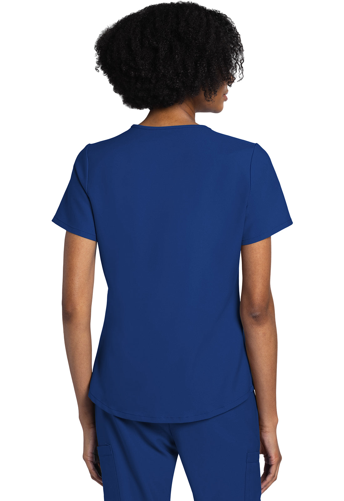 Women's V-Neck Top - Galaxy Blue