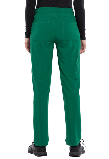 Women's Mid Rise Drawstring Tapered Leg Pant - Hunter Green