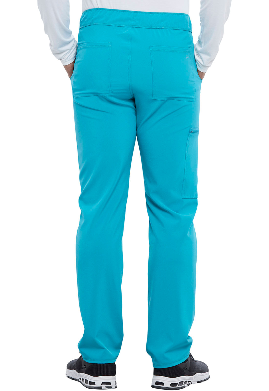 Men's Fly Front Cargo Pant - Teal Blue