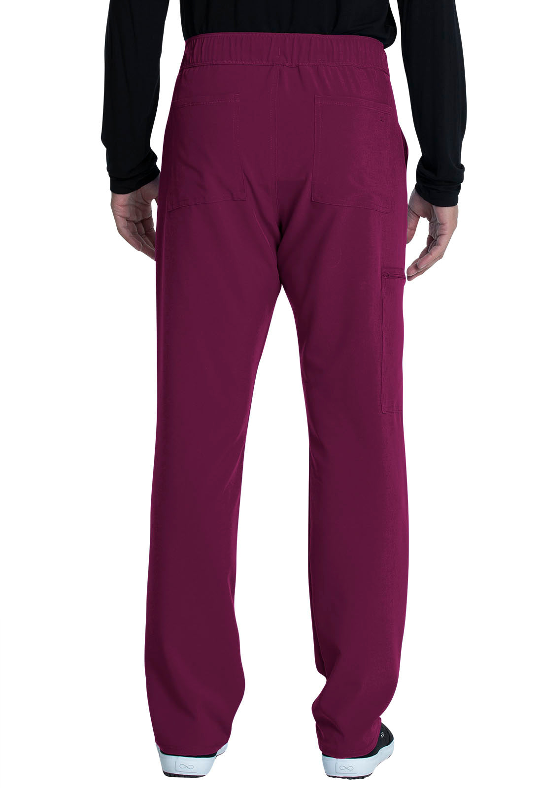 Men's Fly Front Cargo Pant - Wine