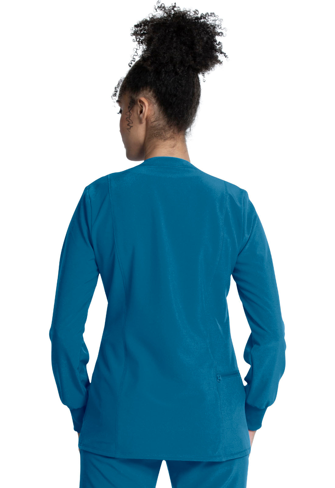 Women's Zip Front Jacket - Caribbean Blue