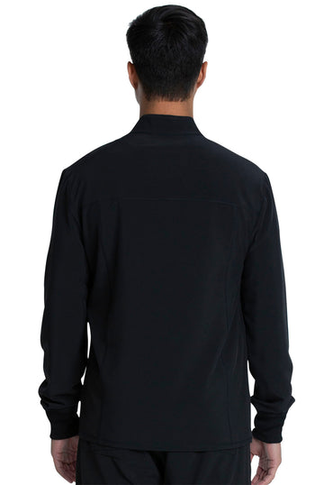 Men's Men's Zip Front Jacket - Black