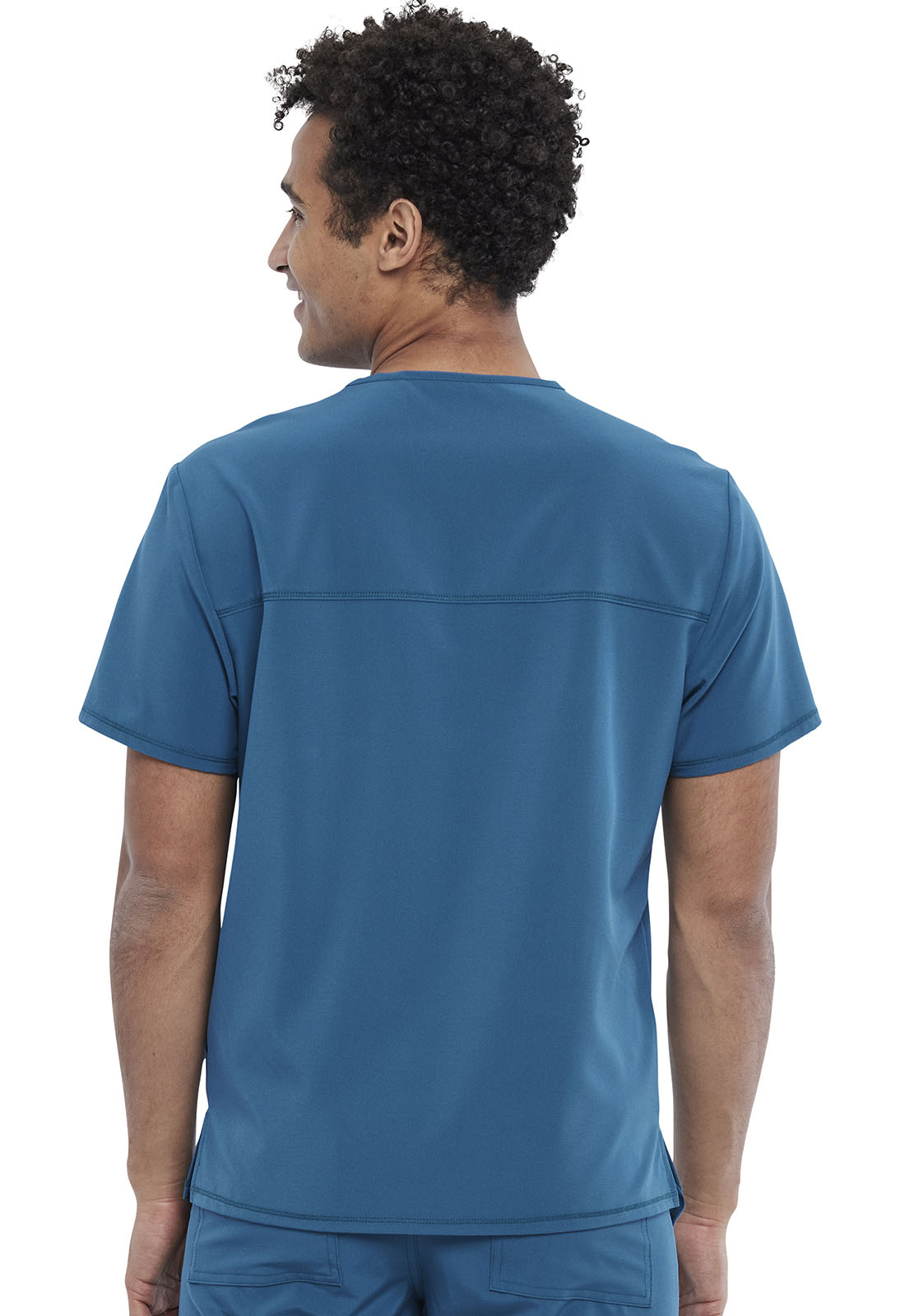 Men's Men's V-Neck Top - Caribbean Blue