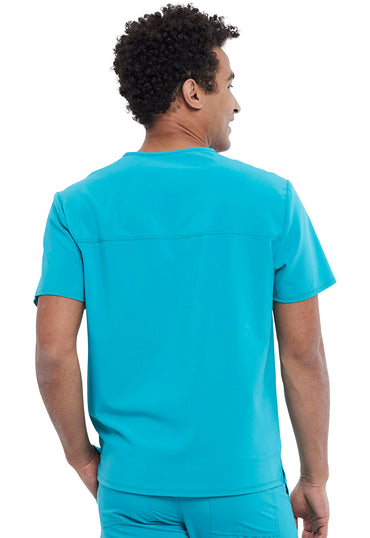 Men's Men's V-Neck Top - Teal Blue