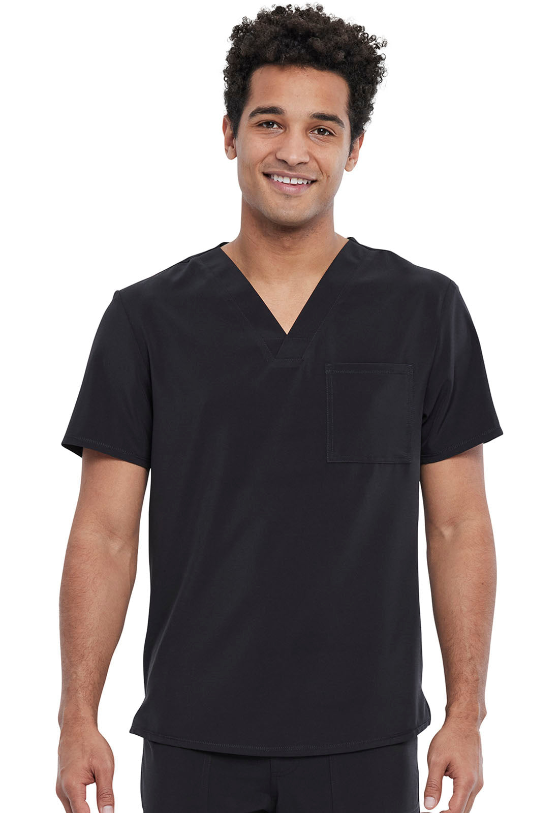 Men's Men's Tuckable V-Neck Top - Black