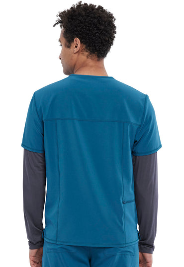 Men's Men's Tuckable V-Neck Top - Caribbean Blue