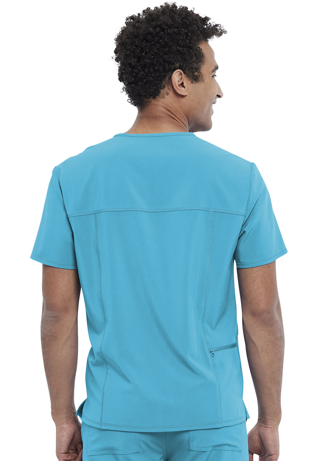 Men's Men's Tuckable V-Neck Top - Teal Blue