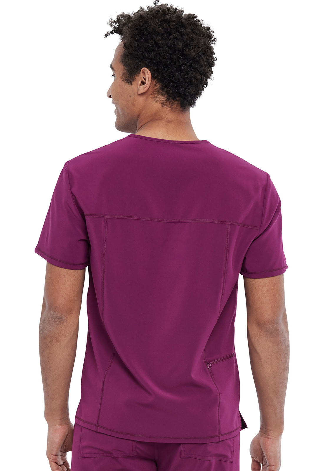 Men's Men's Tuckable V-Neck Top - Wine