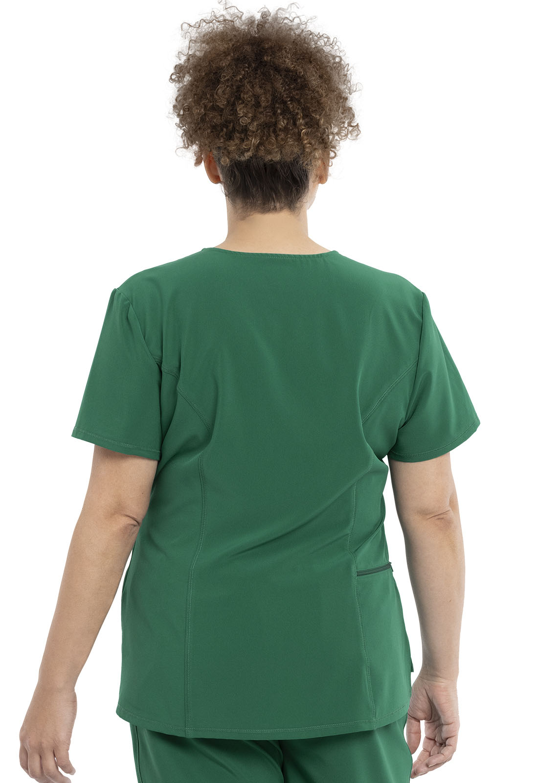 Women's Tuckable V-Neck Top - Hunter Green