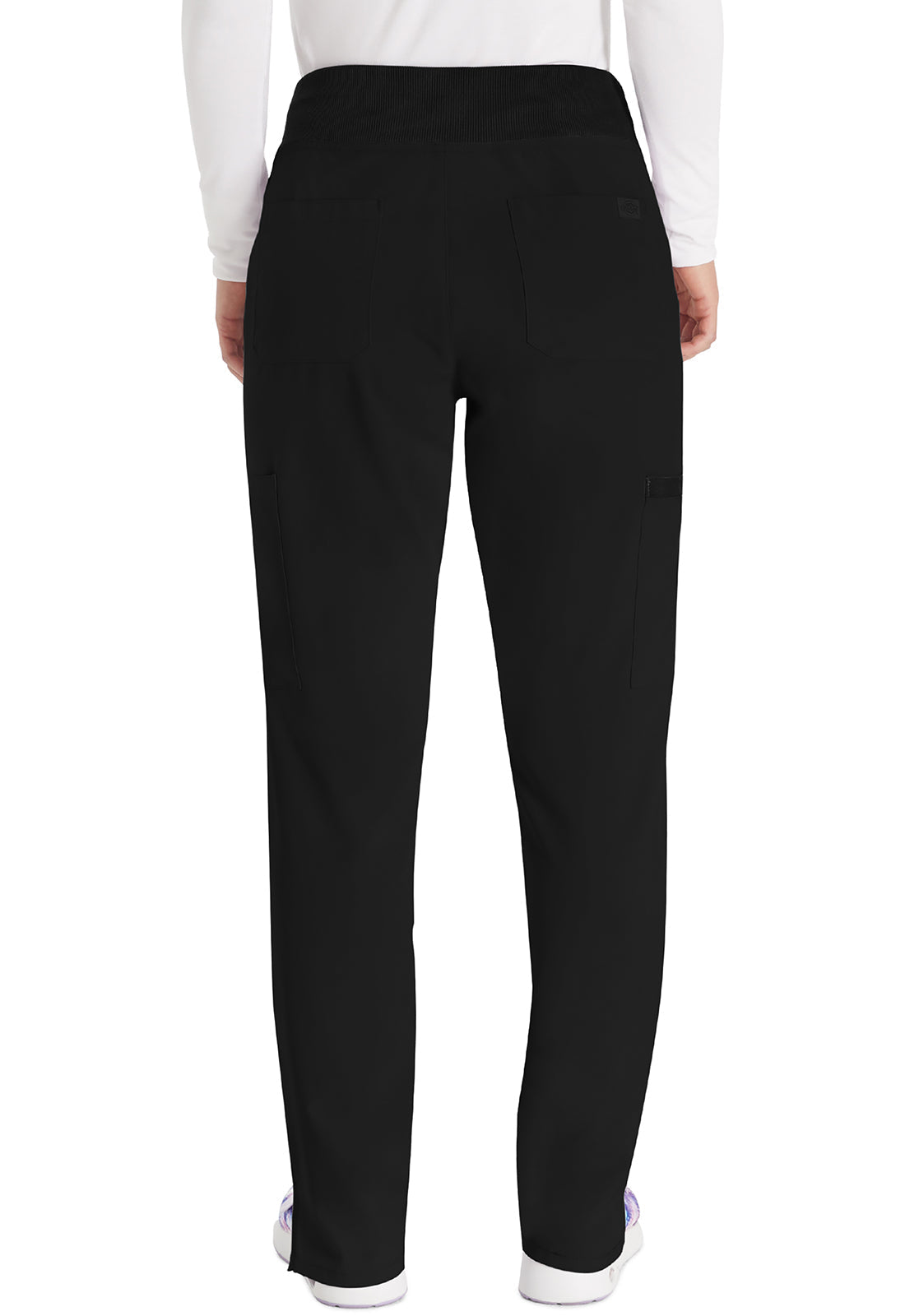 Women's Natural Rise Tapered Leg Pull-On Pant - Black