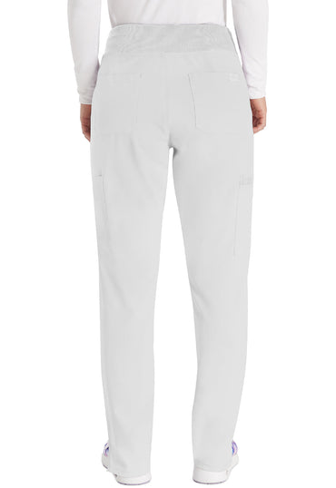 Women's Natural Rise Tapered Leg Pull-On Pant - White