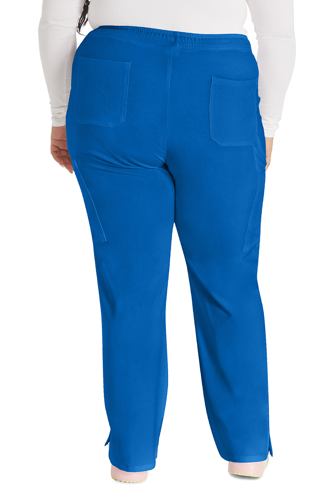 Women's Mid Rise Straight Leg Drawstring Pant - Royal