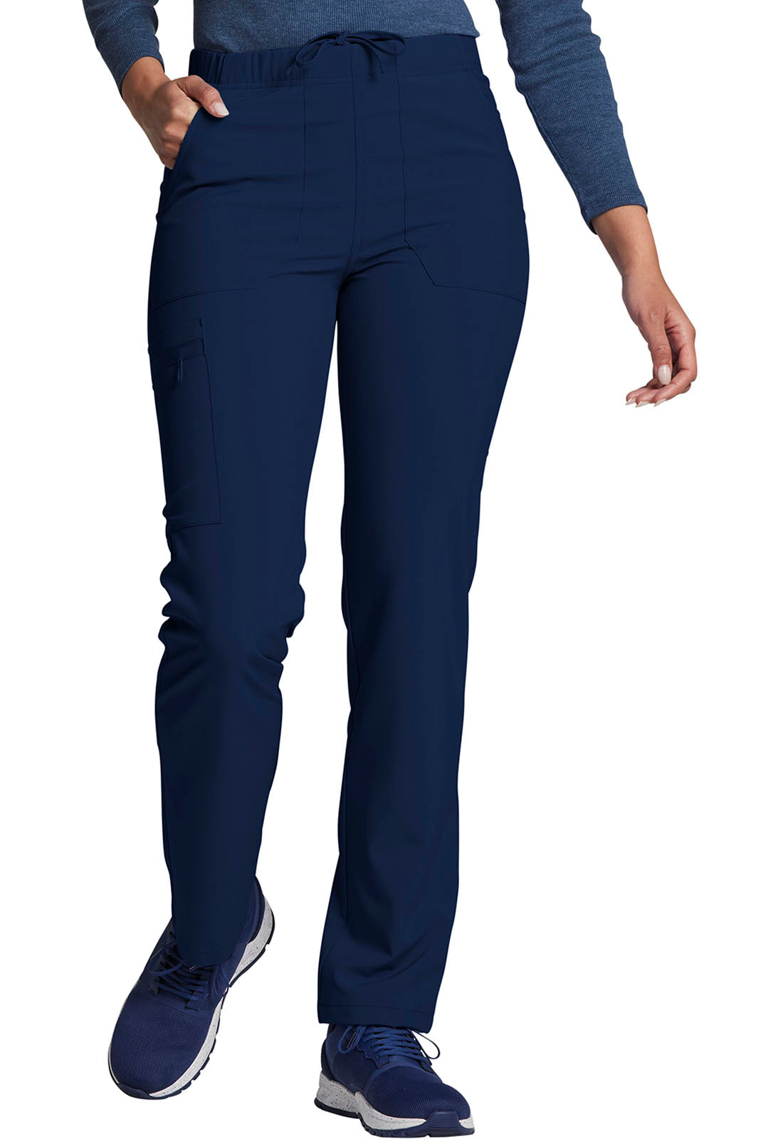 Unisex Unisex Natural Rise Tapered Leg Pant - Navy