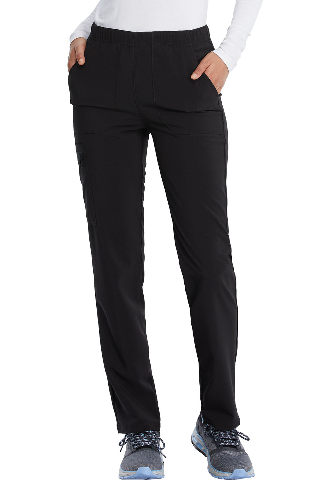 Unisex Unisex Natural Rise Tapered Leg Pant - Black