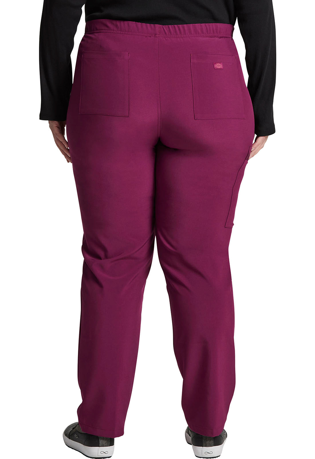 Unisex Unisex Natural Rise Tapered Leg Pant - Wine