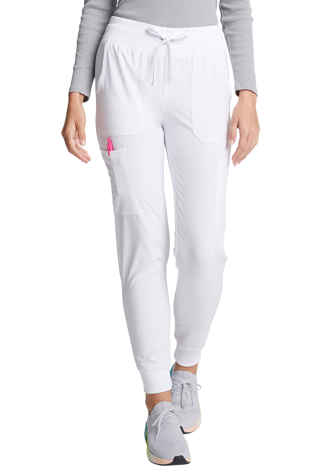 Women's Mid Rise Jogger - White