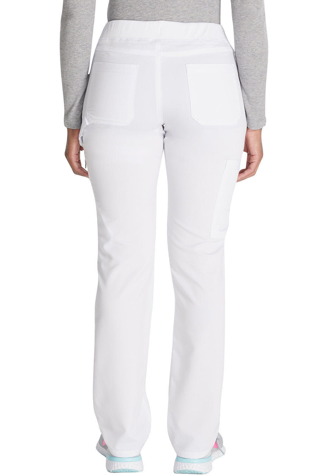 Women's Mid Rise Tapered Leg Pull-on Pant - White