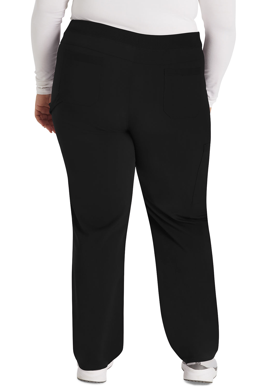 Women's Mid Rise Tapered Leg Pull-on Pant - Black